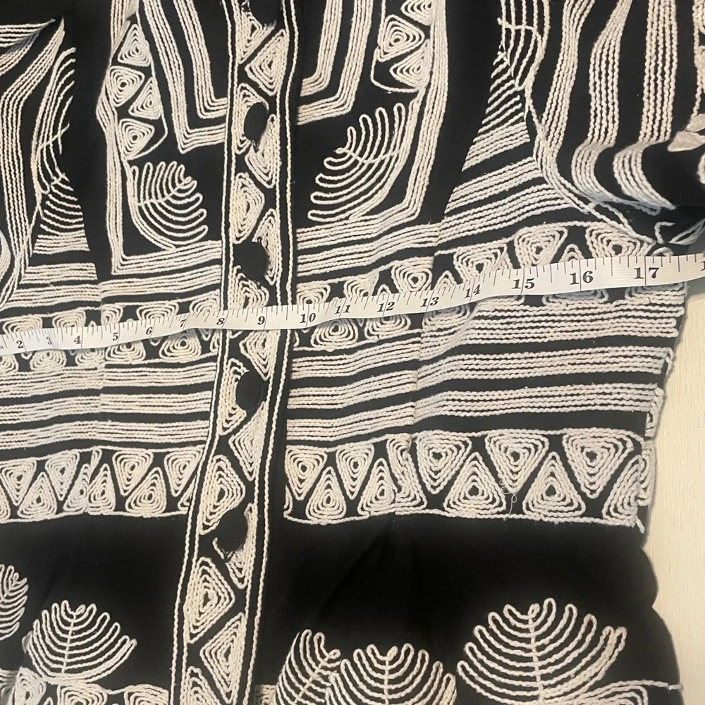 New Antonio Melani x Jennifer Sumko Kathleen Embroidered Twill Quilt Jacket 4 - Picture 13 of 14